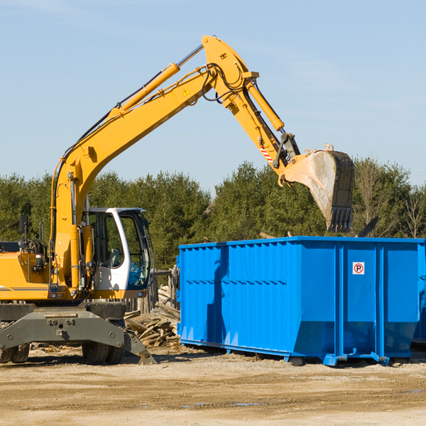 are there any restrictions on where a residential dumpster can be placed in Miamitown OH